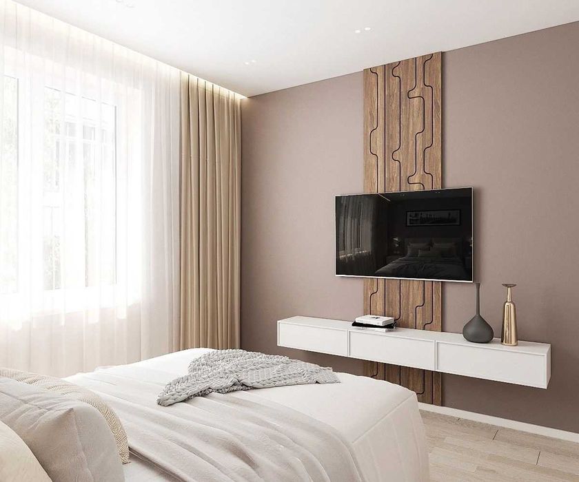 Панели МДФ для ТВ-зоны