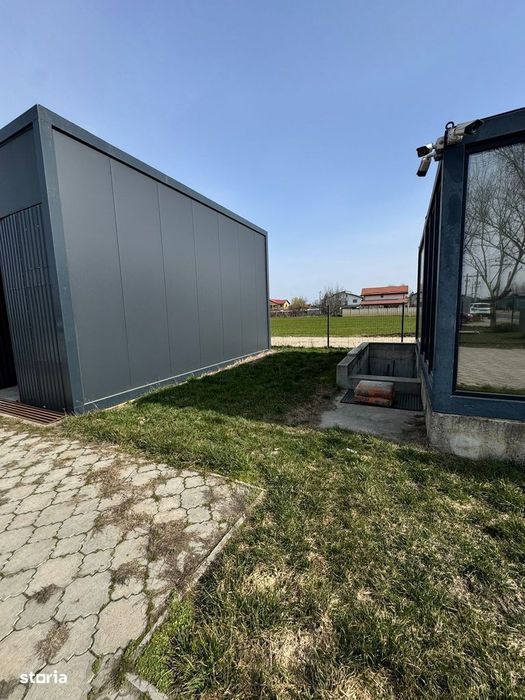 Teren ve vanzare cu 3 hale Domnești Șoseaua Curtea Domnească