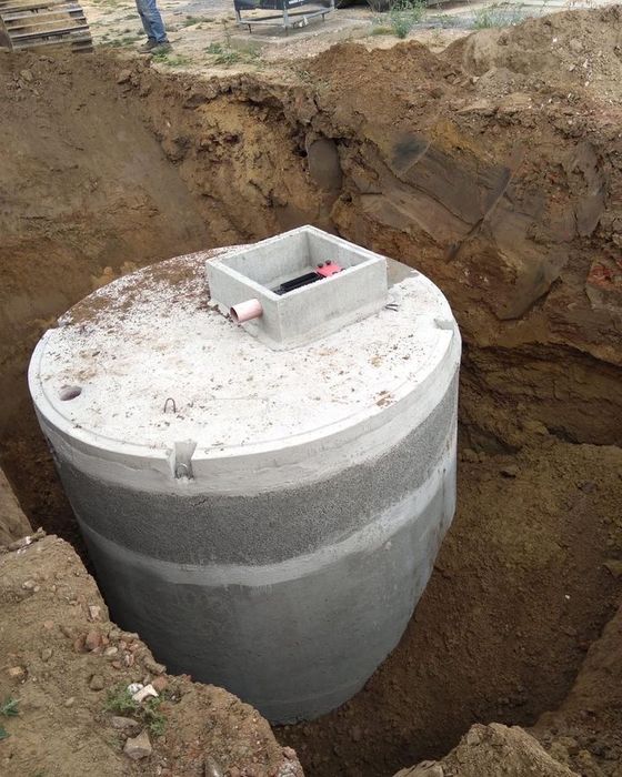 Септик под ключ, замена труб