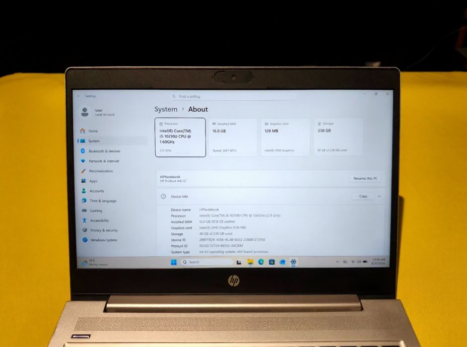 HP Probook 440 G7