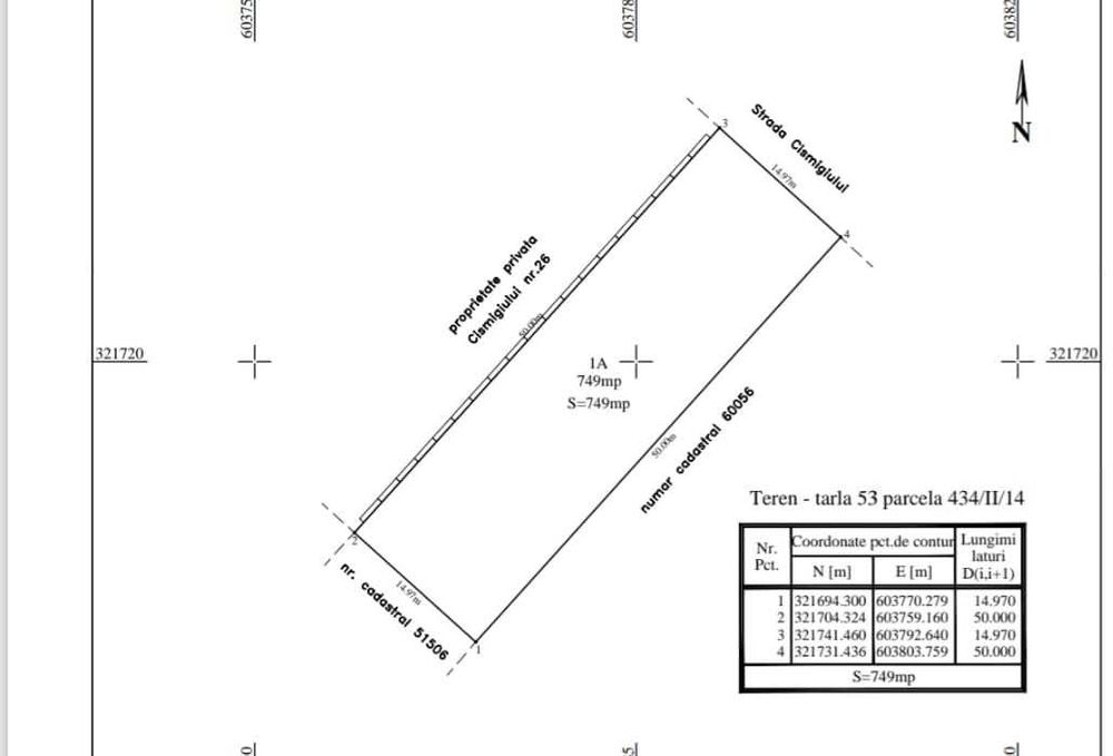 Teren intravilan Balaceanca 750mp si 749mp