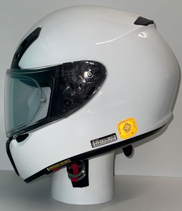 Каска за мотор SHOEI RYD White размер L в много добро състояние.