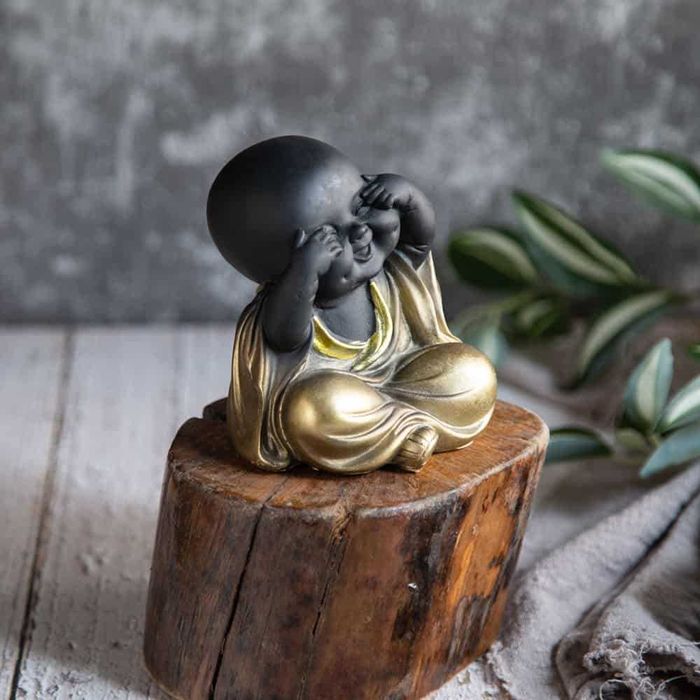 Буда Бебе Фигура За Декорация Комплект - Не Чух,Не Видях и Не Разбрах