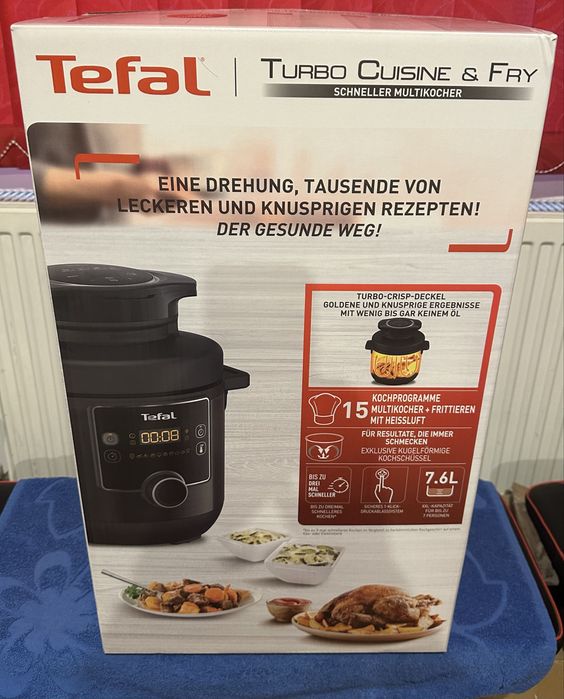 Multicooker Tefal Turbo Cuisine & Fry CY778830 nou, sigilat