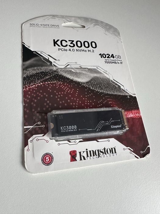 SSD Kingston KC3000 1TB PCI Express 4.0 x4 M.2 2280