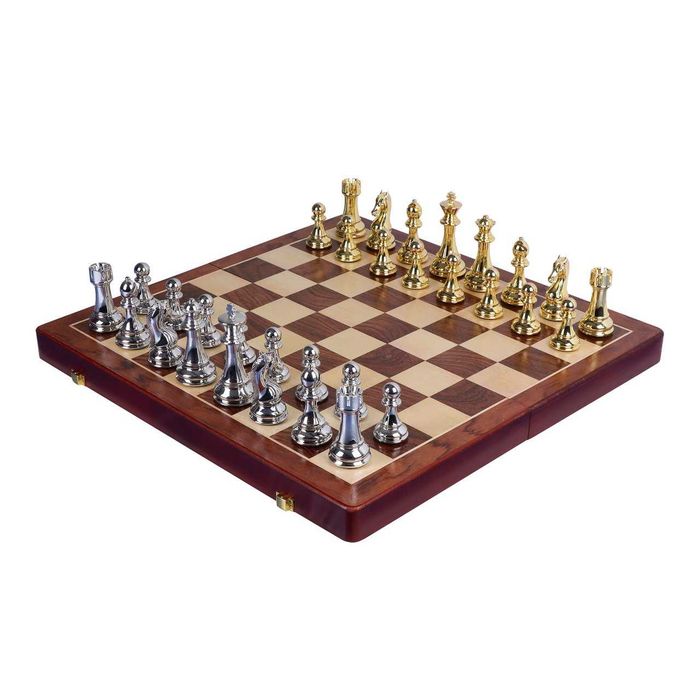 Шахматы Kasparov с металлическими фигурами