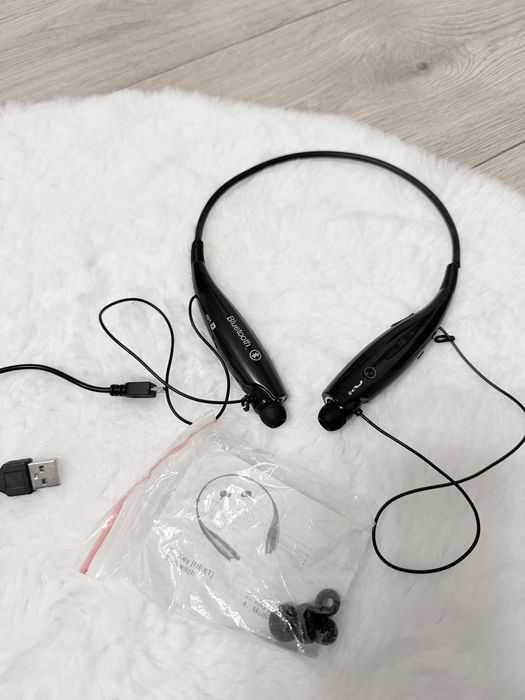Căști bluetooth pe gât anti-cadere