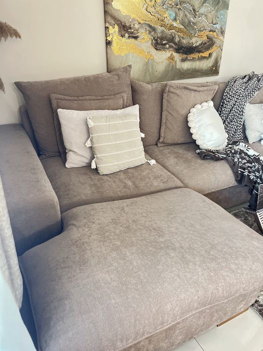 Диван с гъши пух + маса