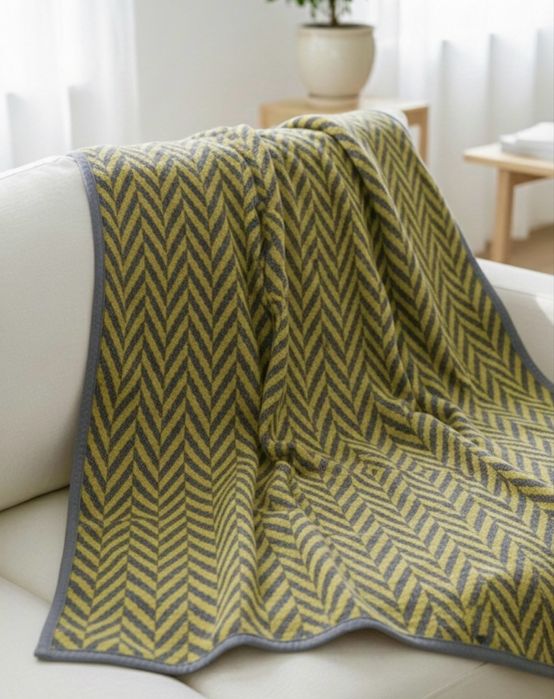 Плед шерстяной из овечьей шерсти