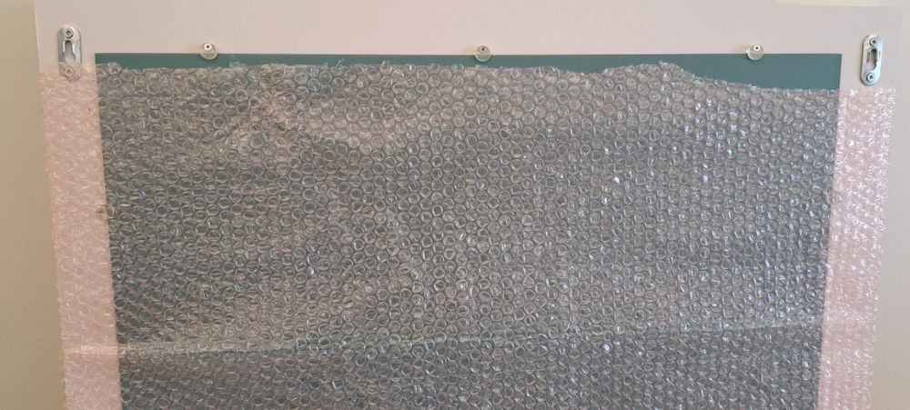 Огледало за баня с ПВЦ рамка бяло