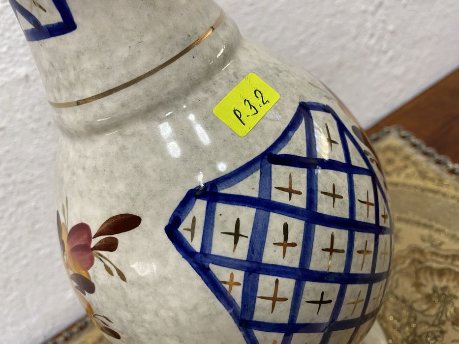 Голяма италианска кана от порцелан -ваза