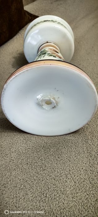 Стара,керамична,газена лампа...