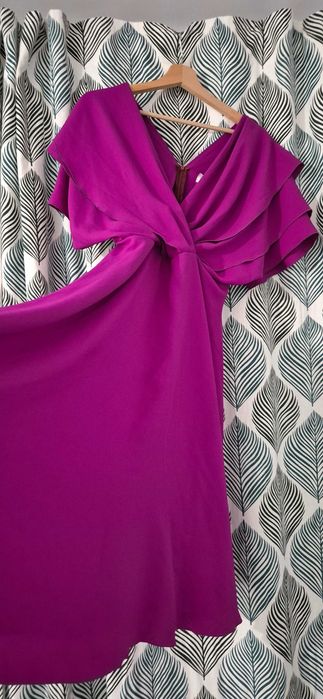 Rochie magenta Anca Mazilu, potrivita pentru masura M