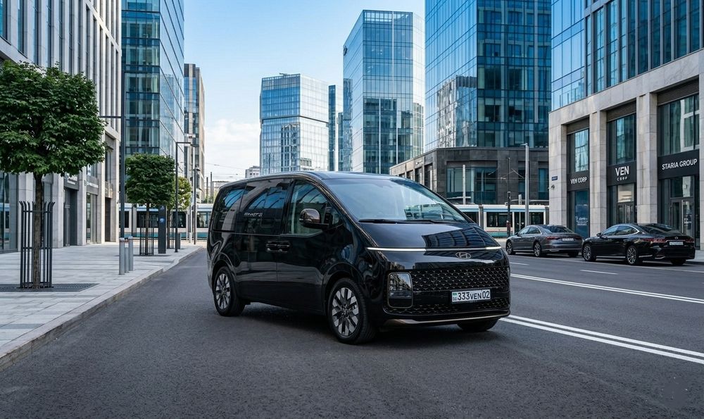 Минивэн с водителем Алматы аренда микроавтобус Staria 9 мест трансфер