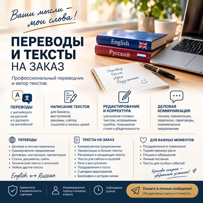 Переводы, Тексты и работа со  словом.