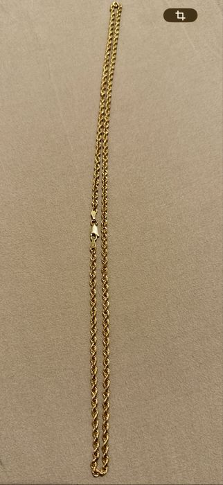 Vand lant aur nou 14k model snur sau rope chain 6,57gr 500lei/gr