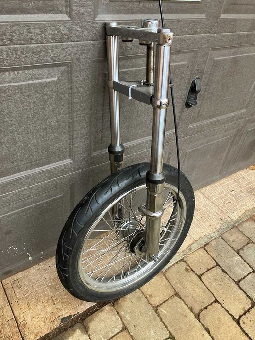 Furca completa fata, roata, roata spate Harley WG, Softail