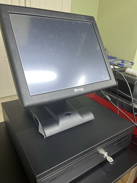 КАССОВЫЙ Аппарат, штрих код сканер, Умаг, денежный ящик, весы, лента