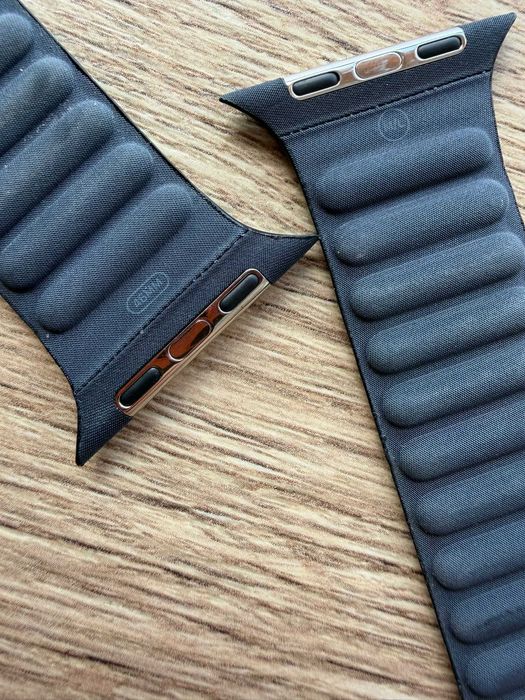Bratara pentru APPLE Watch Black Magnetic Link - M/L