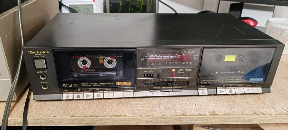 Casetofon deck Technics dublu RS-B11W