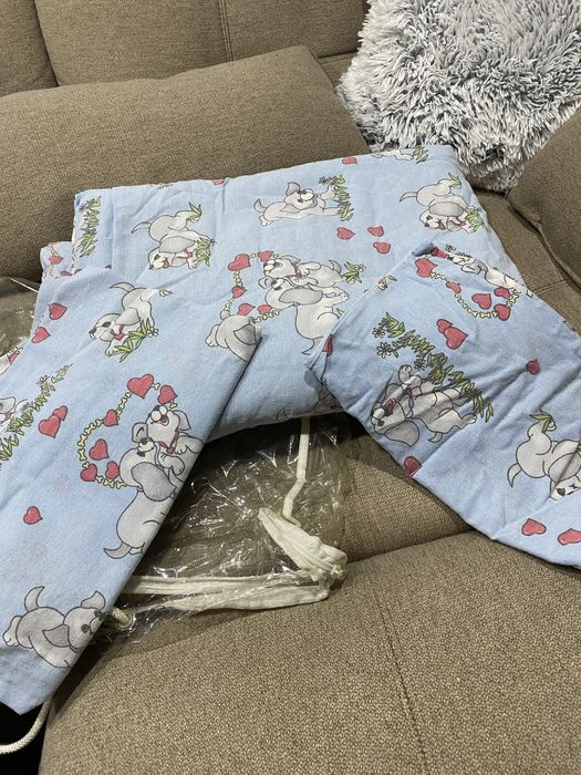 Детско спално бельо с олекотена завивка комплект от 3 части