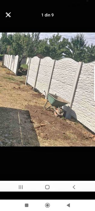 Vând gard beton armat!