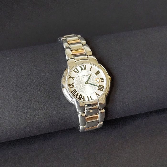 Ceas Raymond Weil cu toate actele, otel si aur roz