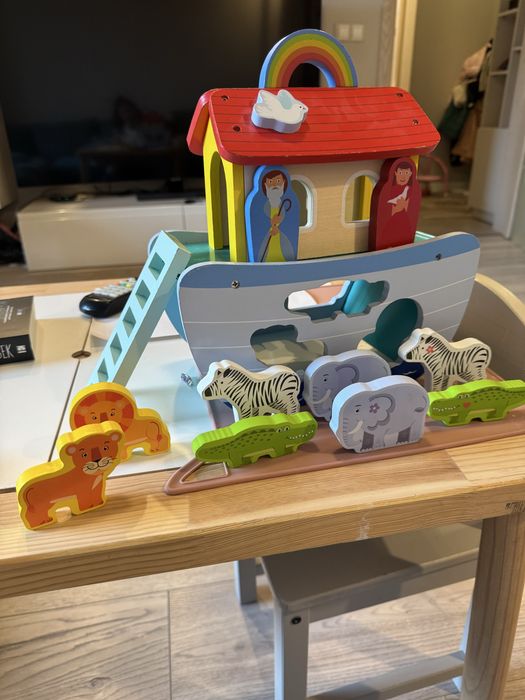 Дървен сортер Ноев ковчег
