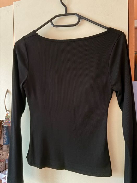 Дамска черна блуза