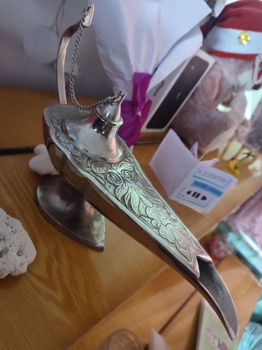 Лампа Алладина Латунь винтаж