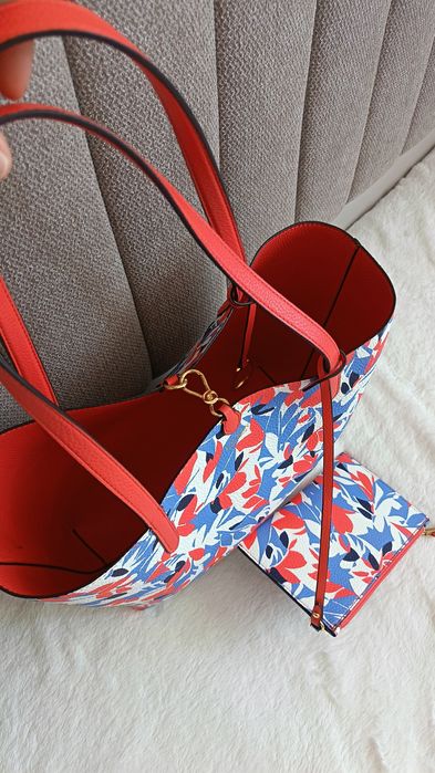 Дамска оригинална чанта с две лица