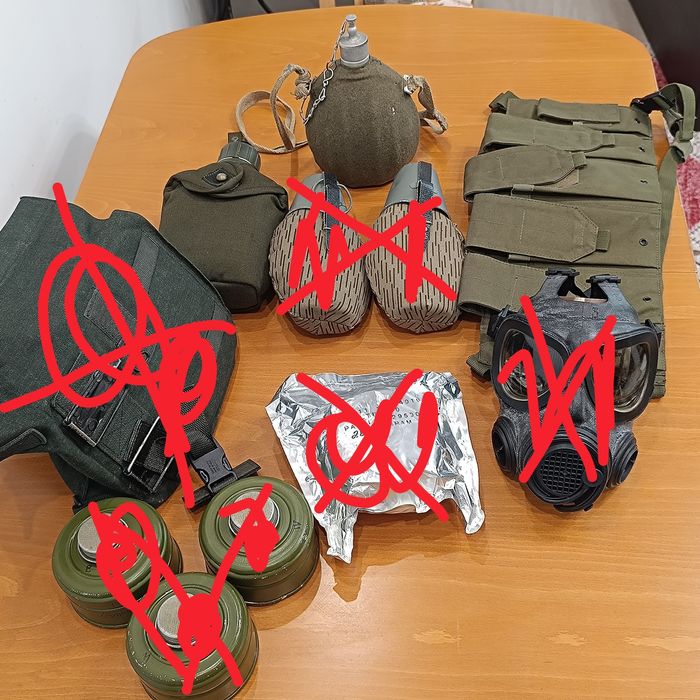 Противогаз филтри за противогаз манерки канчета