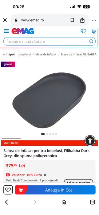 Saltea de infasat pentru bebelusi