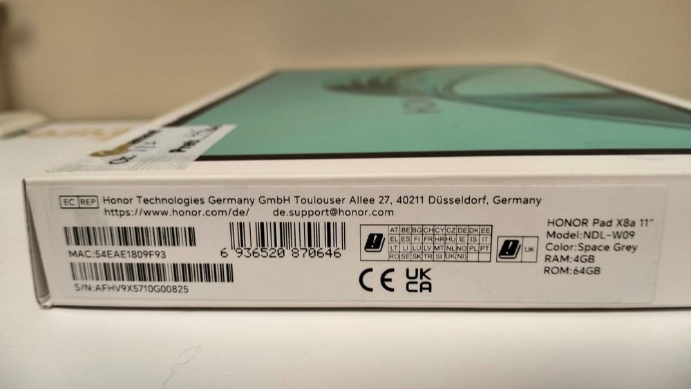 Tableta Honor Pad X8a, Octa-Core, 11'', 64GB, -BD-