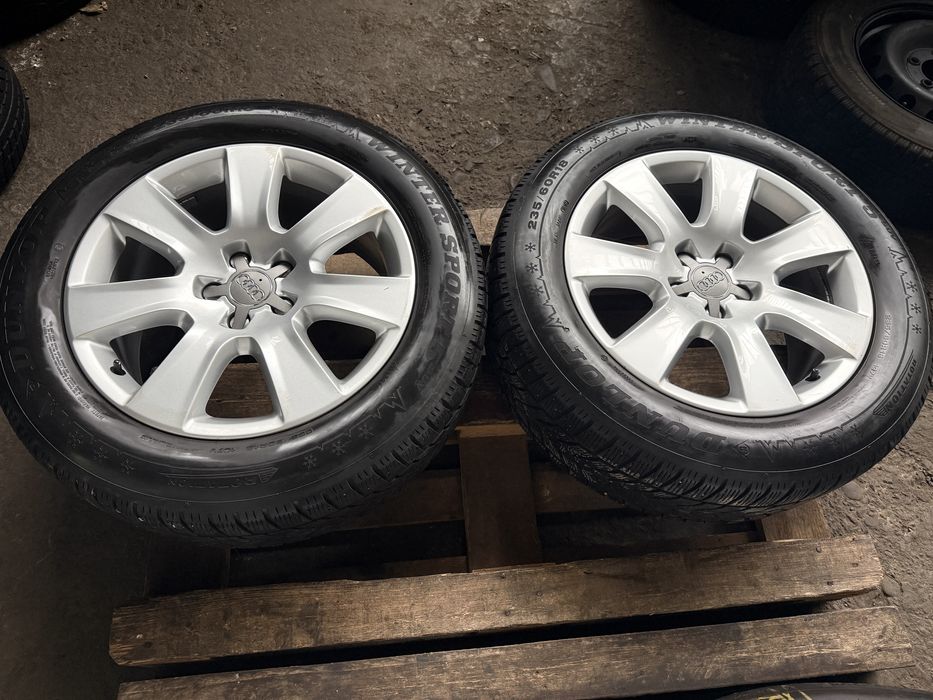 Jante originale Audi Q5 cu anvelope iarna 235/60 18 5x112