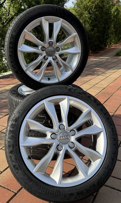 Jante 5x112/Roti/Cauciucuri 225/45/17 Vara Originale Audi