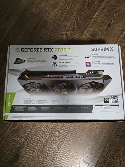 Placa Video MSI RTX 3070TI SUPRIM X