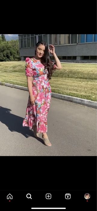 Платье шифон новое