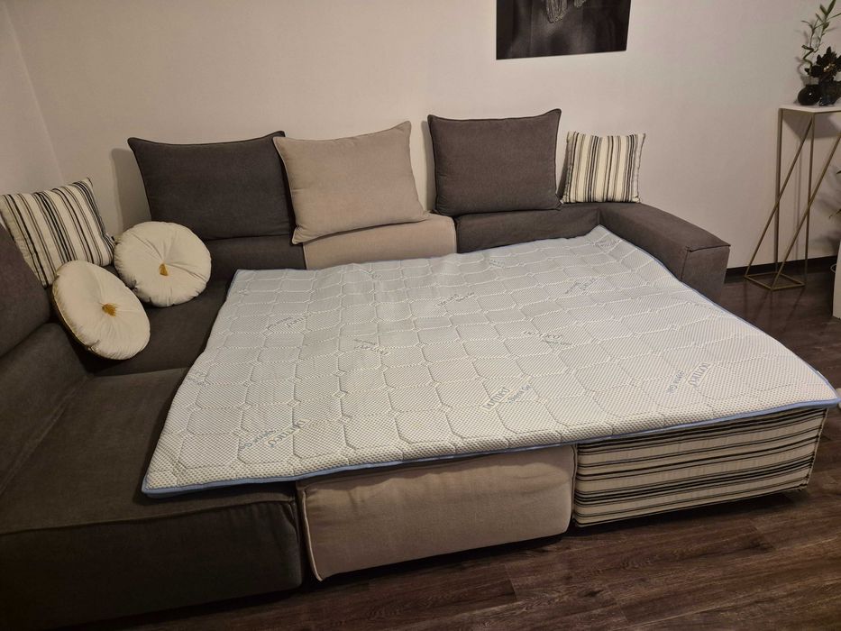 Canapea Modulara (6 module) & Bonus saltea spuma Dormeo
