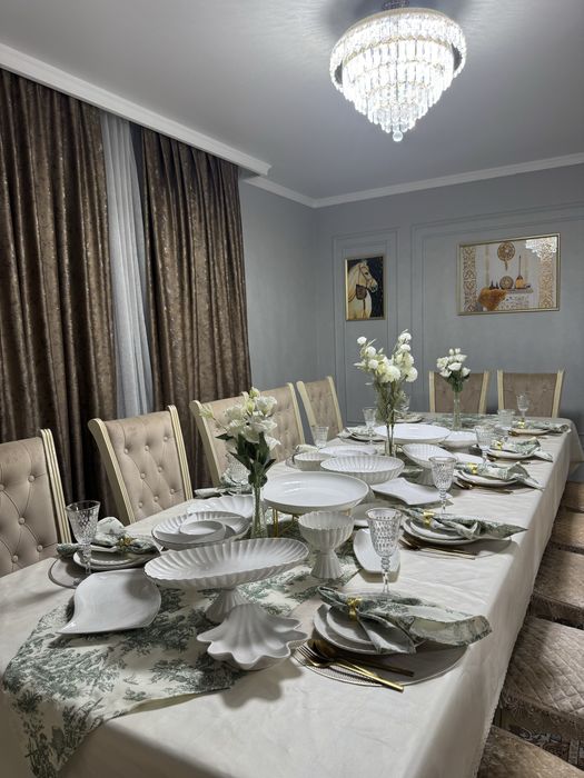 Шатер в аренду, стол стулья, посуда