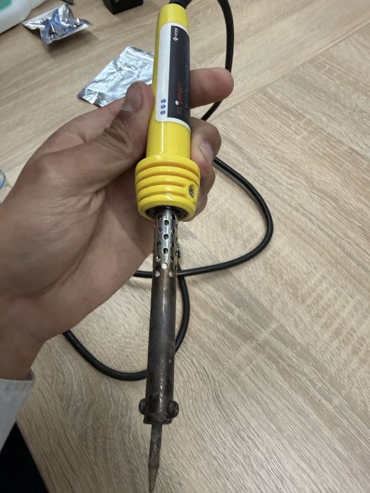 паяльник в нормальном состаяний