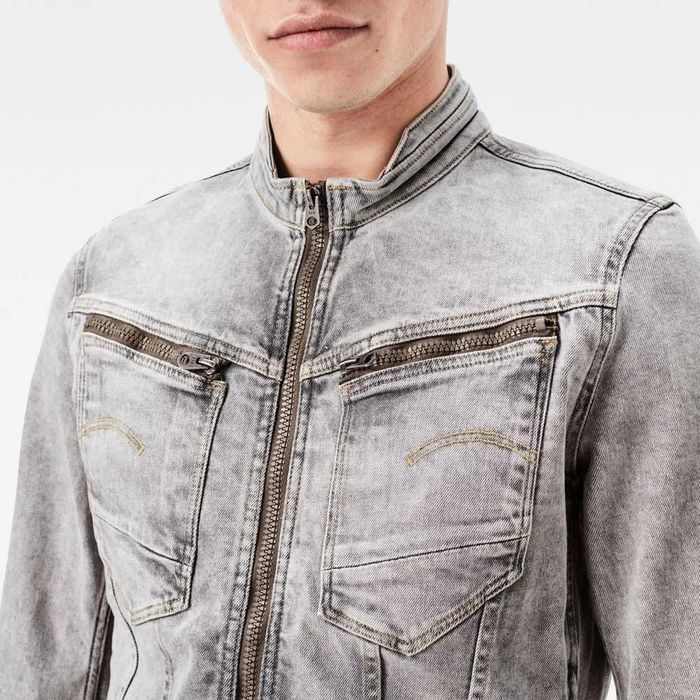 Оригинално дънково яке G-Star Raw Arc Zip Slim L , XL ново мъжко сиво