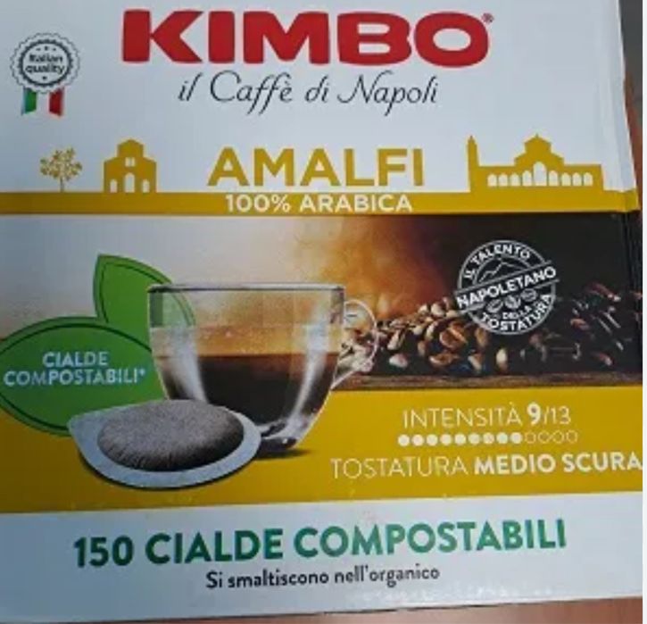 Kimbo ТОП ЦЕНА 150бр. кимбо хартиени дози чалди cialde pods