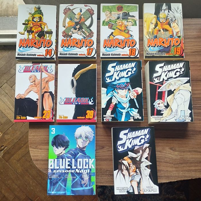 Манги - Naruto, Blue lock, Bleach, Shaman King