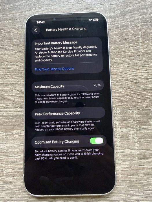Телефон iphone 13 бял