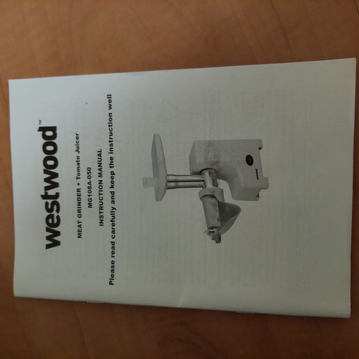 Masina de tocat + storcator de rosii Westwood, putere 500 W