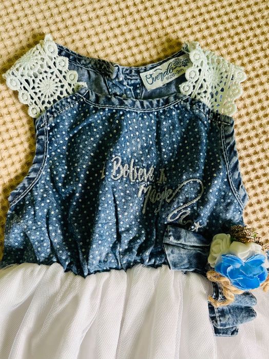 Бебешка официална рокля 6-9 месеца