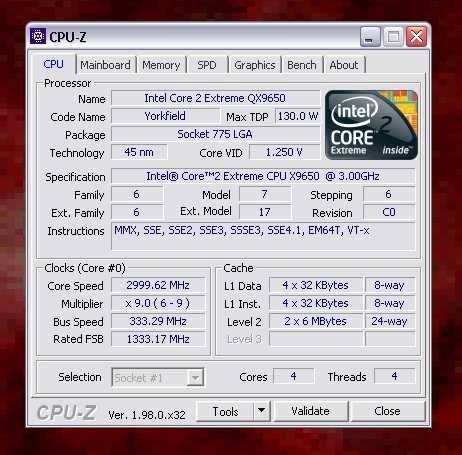 Procesoare Intel Core 2 QX9650 Q9550 E8500 E8400