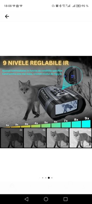 Binoclu digital vedere nocturna(night vision)4k