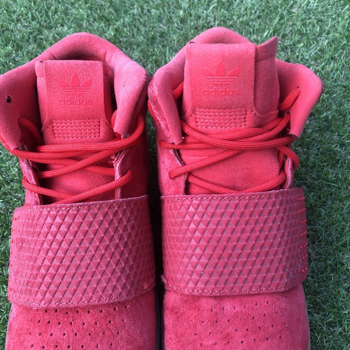 Adidas Tubular Invader Strap Red-35